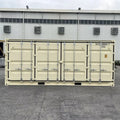 Conteneur maritime beige neuf de 20 pieds à ouverture latérale agri-tract