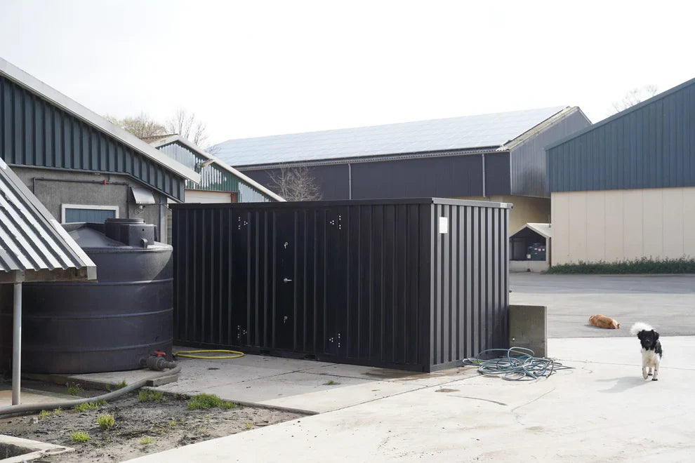Conteneur de stockage de 5 x 2 mètres – avec double porte neuf agri-tract