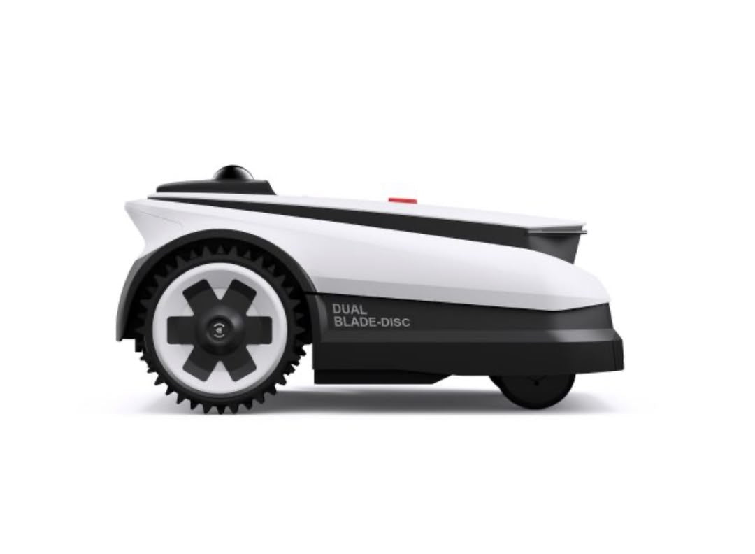 Ecovacs Tondeuse Robot GOAT A1600 LiDAR Pro Kit d'entretien Noir et Blanc TIRESPARK